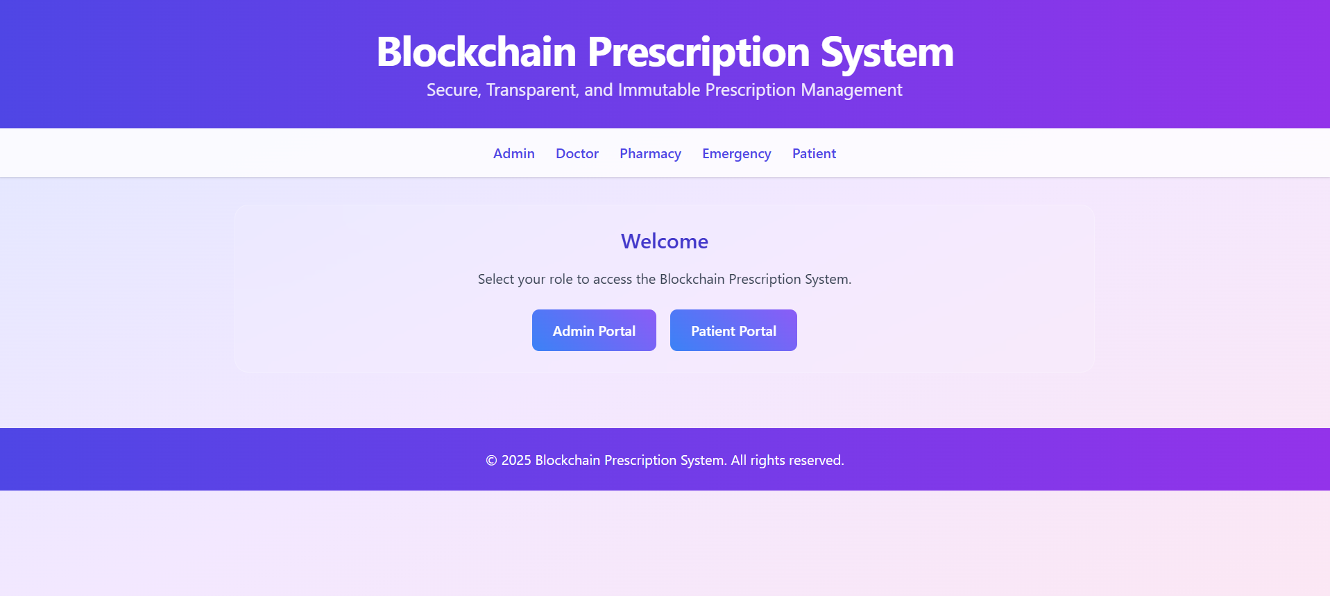 Blockchain Prescription Verification Project 4