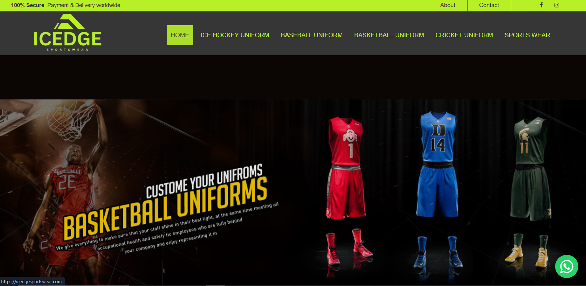 Icedge Sportswear Project 2